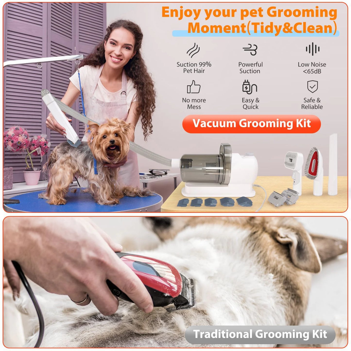 GroomStop™- All-in-One Pet Grooming Kit