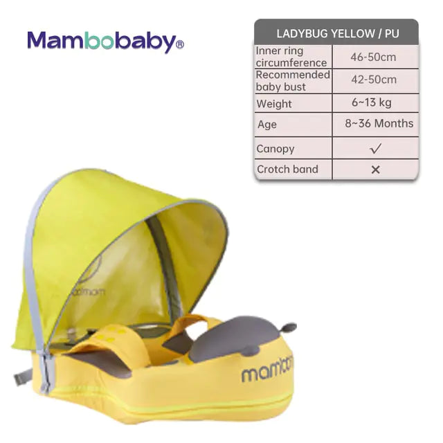 MamboBaby™ Baby Swim Float With Sunshade