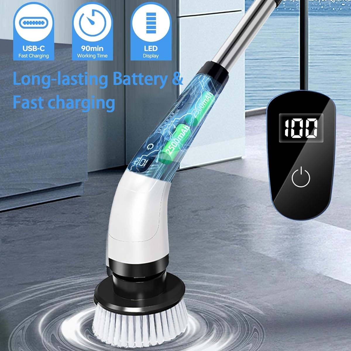 ScrubMate™- Cordless Cleaning Scrubber